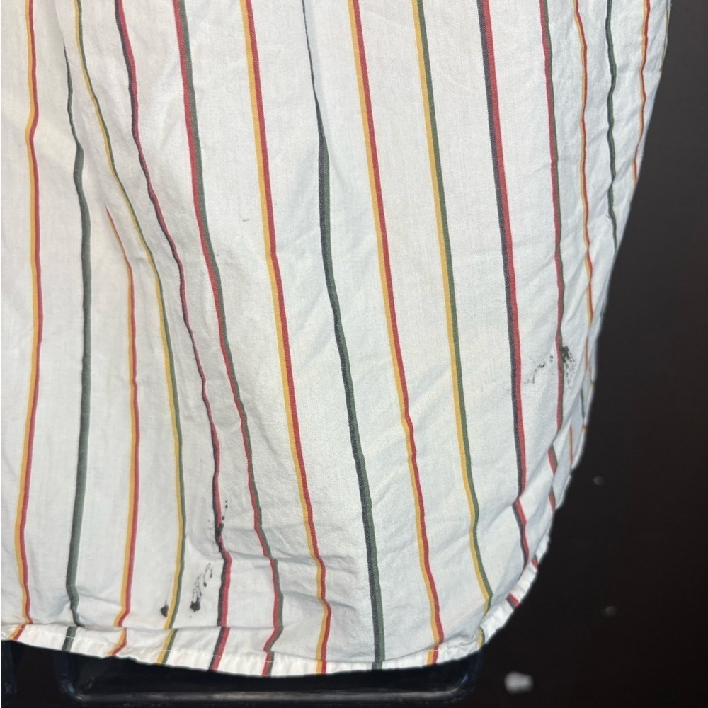 Madewell womens Central Shirt in Sadie Stripe white size small 100% cotton - Picture 12 of 12